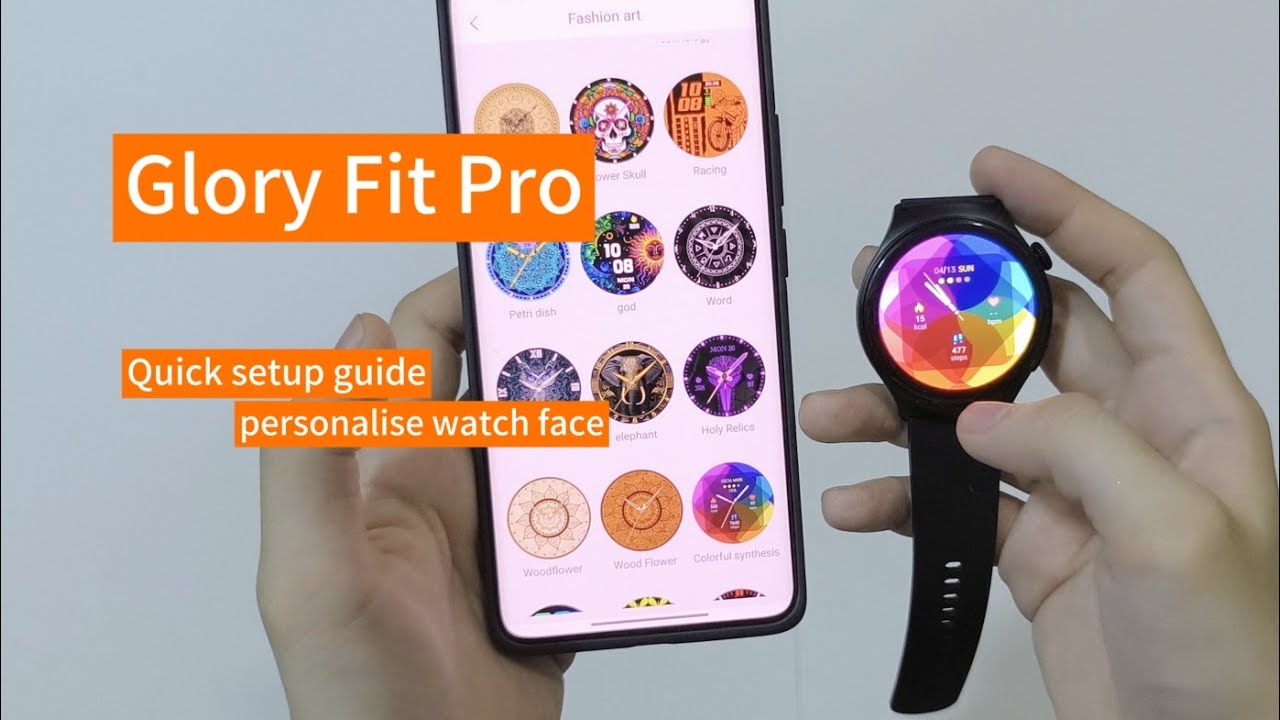 Краткое руководство по установке приложения Glory Fit Pro | Пользовательский циферблат | Пошагова...