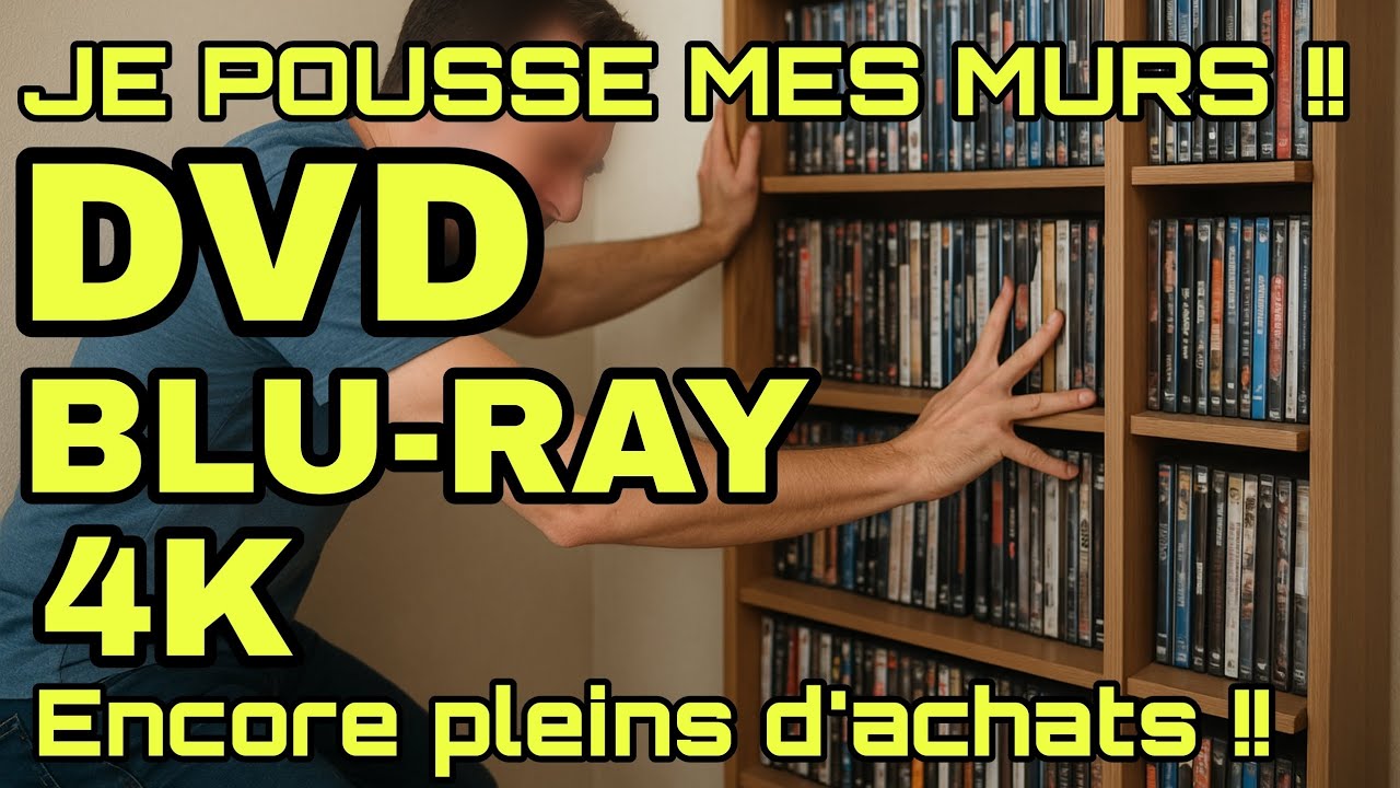 Encore trop d'achat // la place manque !! 😁 #achats #collection #dvd #bluray #4k #cinema #film 