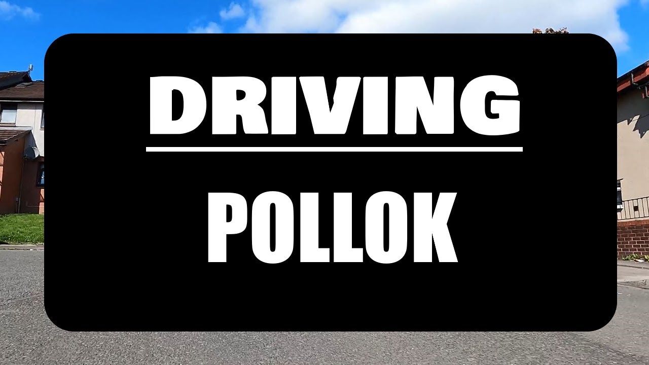 [4K] A Drive Around Pollok, Glasgow