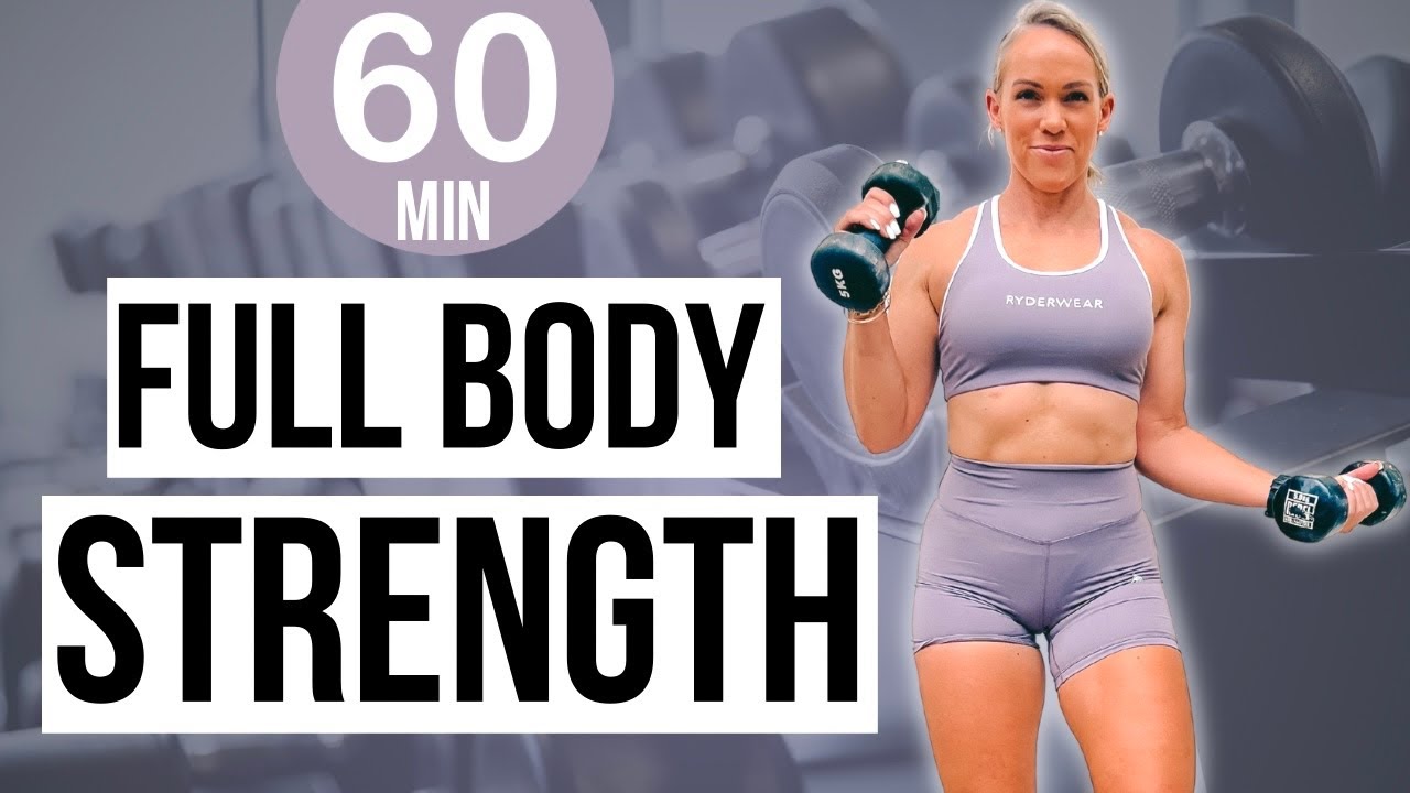 60 MIN INTENSE STRENGTH WORKOUT | Upper Body, Legs & Abs