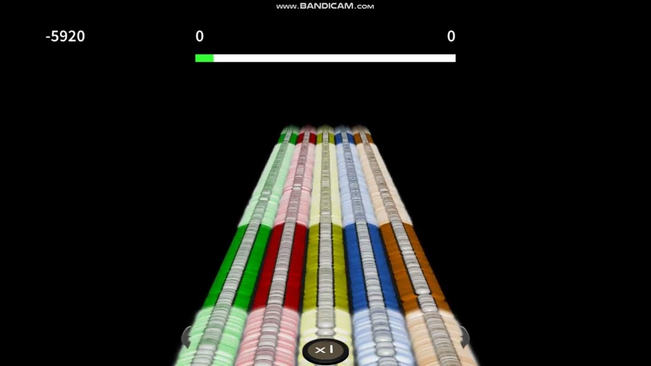 1,000,000 notes in 1 minute in Guitar Hero (HAHA Song 1 Billion)