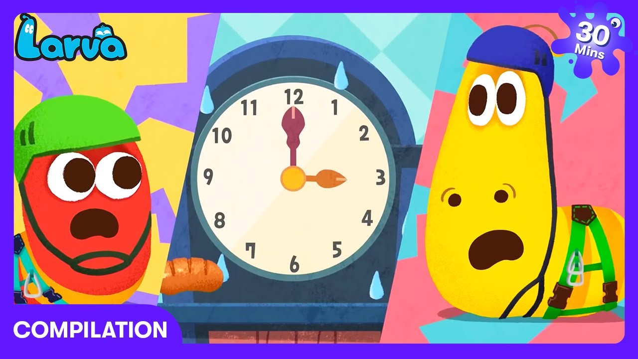 Larva - Hickory Dickory Dock Spa&szlig;! | Kinderfilme | WildBrain Vorschule