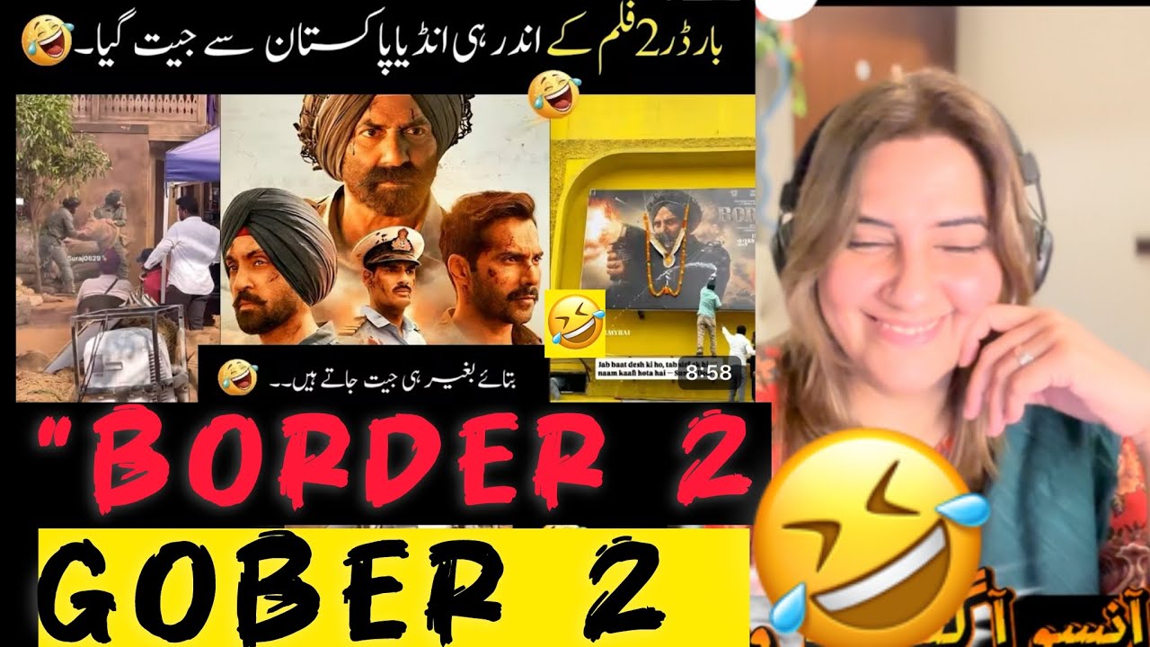 Border 2 Movie Funny Reaction By Indian media's & Indian Peoples | Funny videos,
