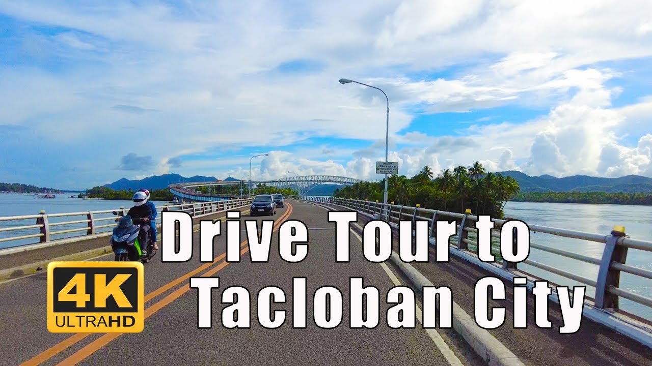 San Juanico Bridge to Tacloban Downtown | Drive Tour 4K | Tacloban City, Leyte Philippines