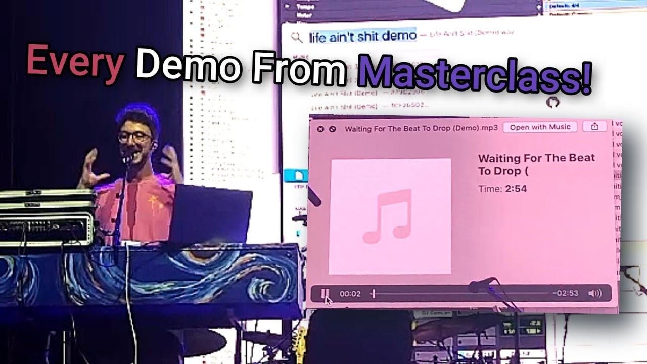 Every AJR Demo From Ryan's Masterclass! 