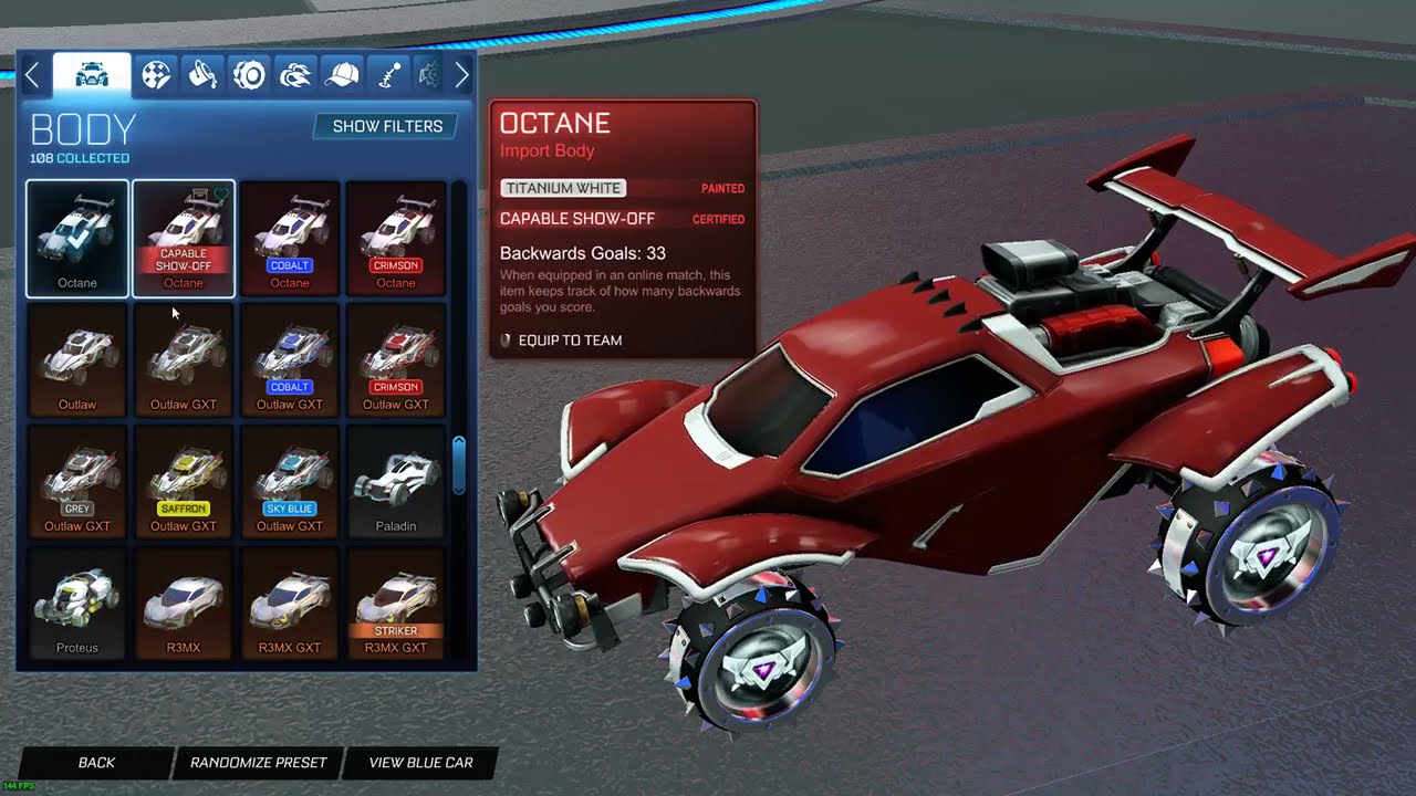 ALL SEASON 4 COMPETITIVE REWARDS!!! - ALL RANKED REWARDS SEASON 4 ROCKET LEAGUE - SUPERSONIC LEGEND!