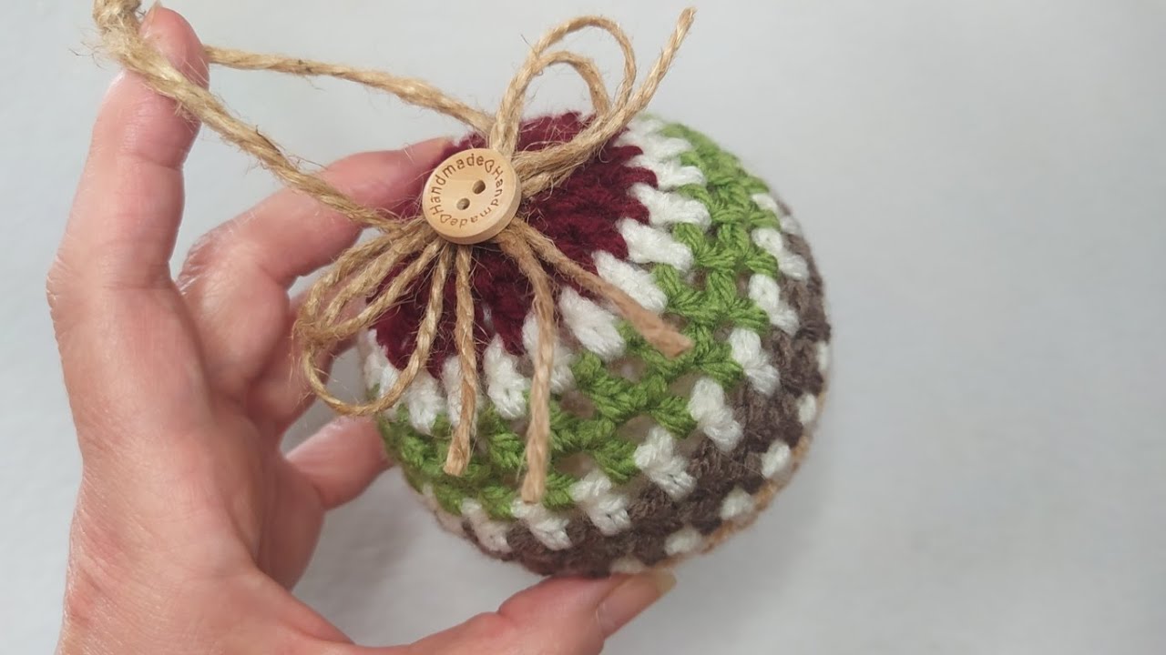 Pallina di Natale Uncinetto Tutorial 💫 Crochet Christmas Ball Ornaments 🎄 Esfera de Navidad Crochet