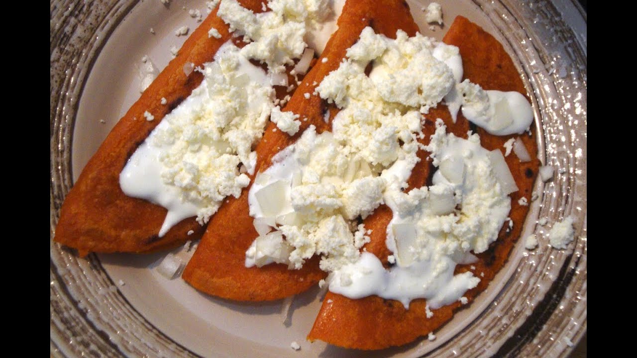 Receta de Enchiladas Potosinas - Comida mexicana - La receta de la abuelita