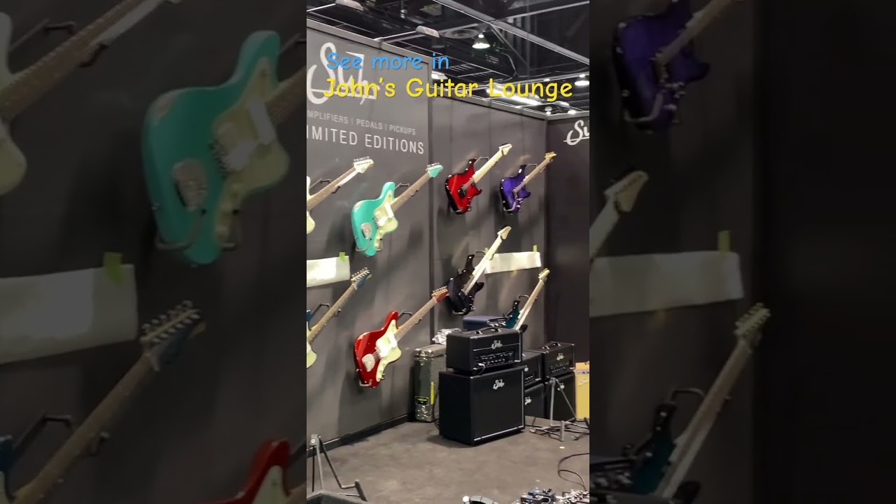 Suhr Guitars @ NAMM 2025 #guitar #guitars #suhr #suhrguitars #nammshow #namm2025 #newguitar #luthier