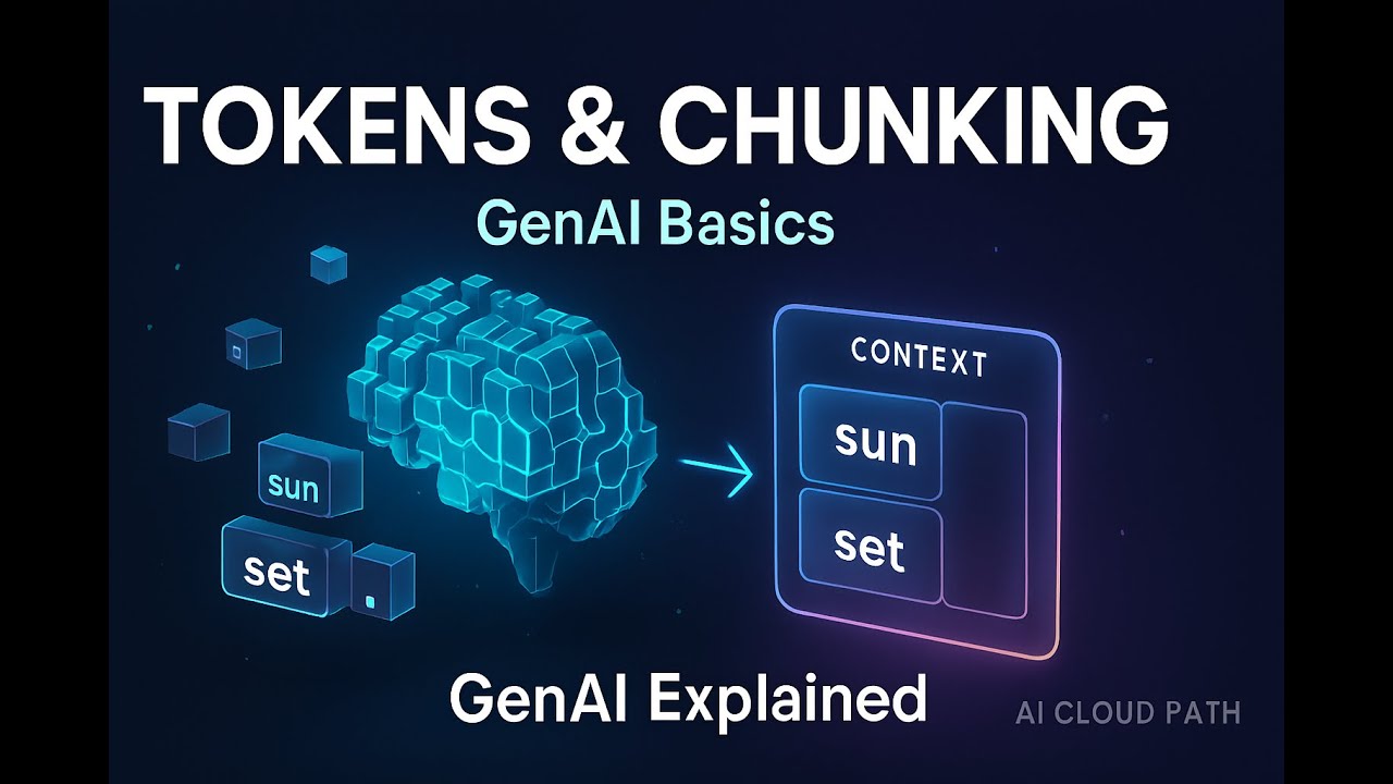 Tokens & Chunking Explained (GenAI Basics You MUST Know for AWS Exams)