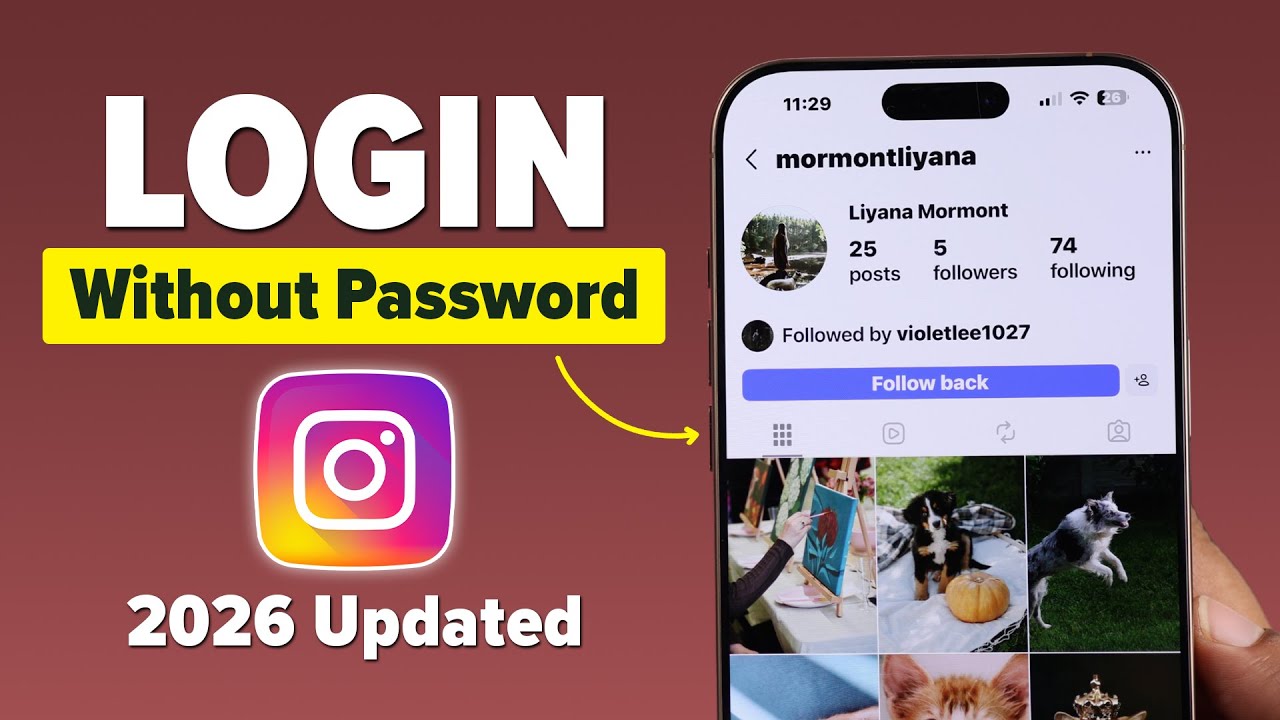 How to Login to Another Instagram Account Without Password!