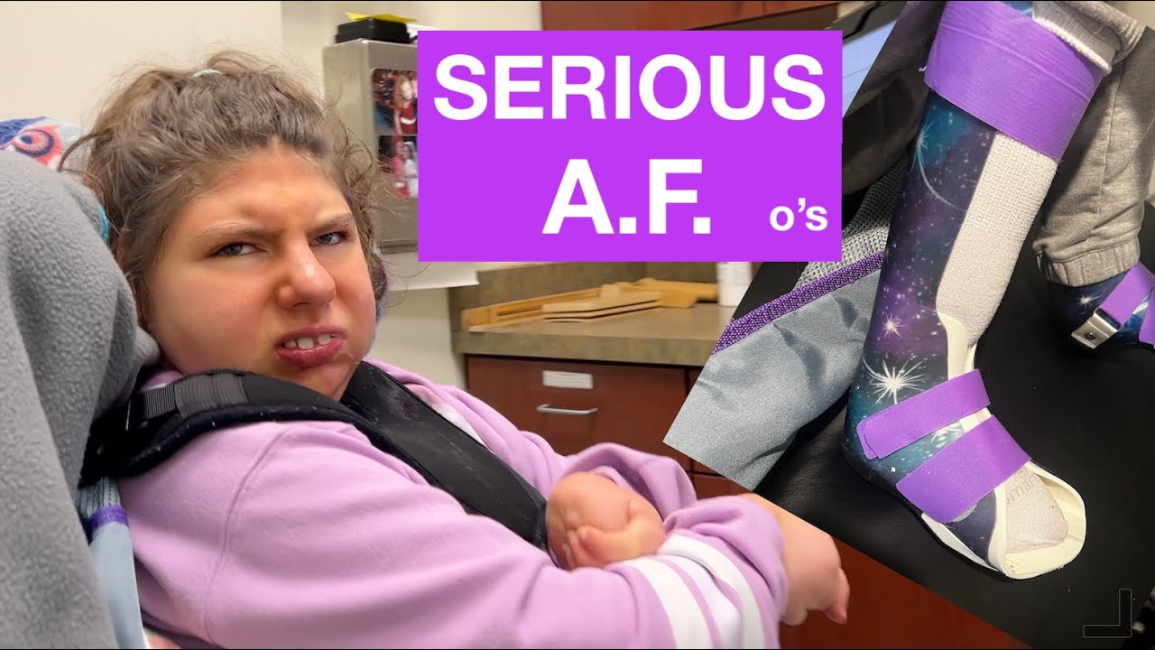 Serious About Her New AFO'S!