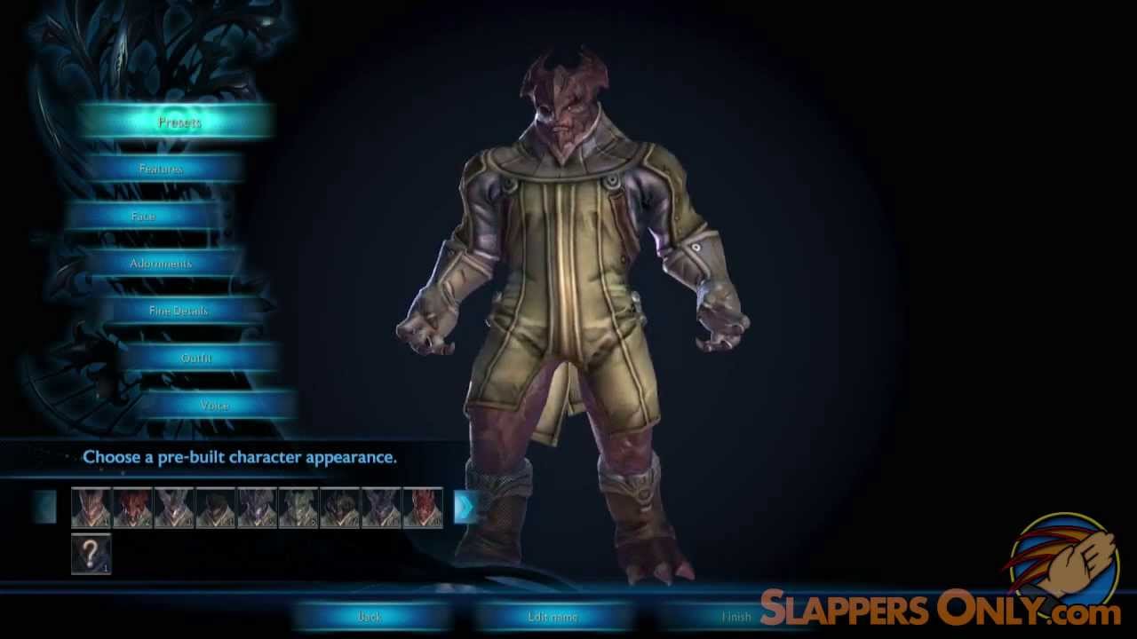 TERA Character Creation - Aman Male Lancer