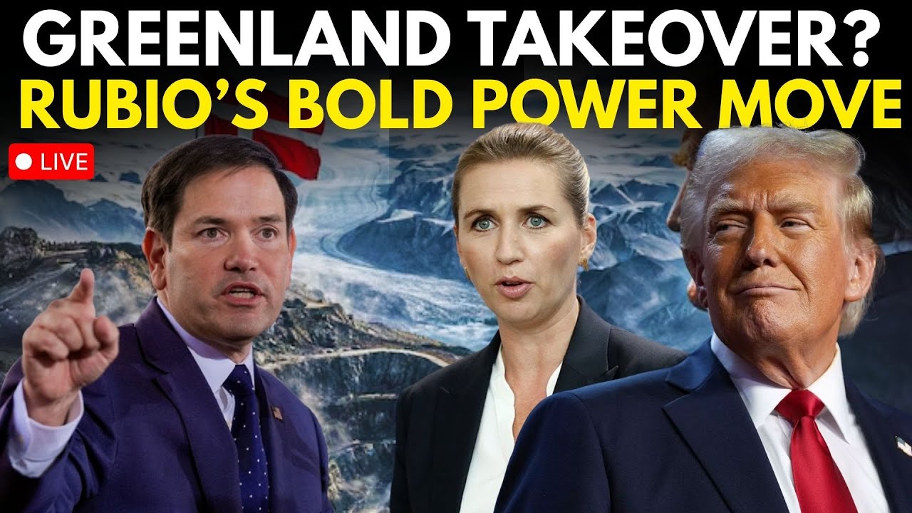 US Breaking News LIVE: Marco Rubio’s Shocking 'Greenland Takeover' Offer EXPOSED LIVE | Trump LIVE