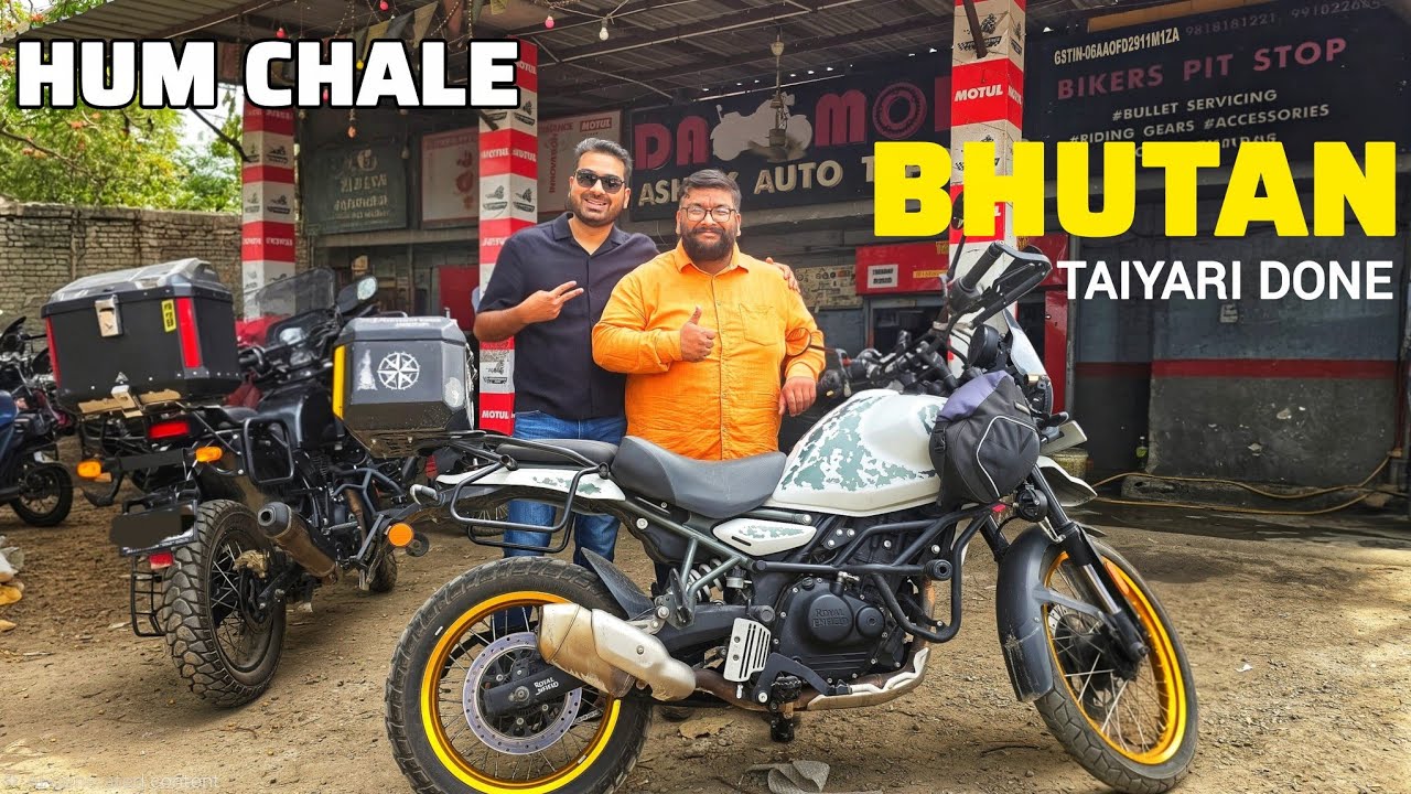 Hum Chale - BHUTAN International Ride Start | Full Taiyari Done 