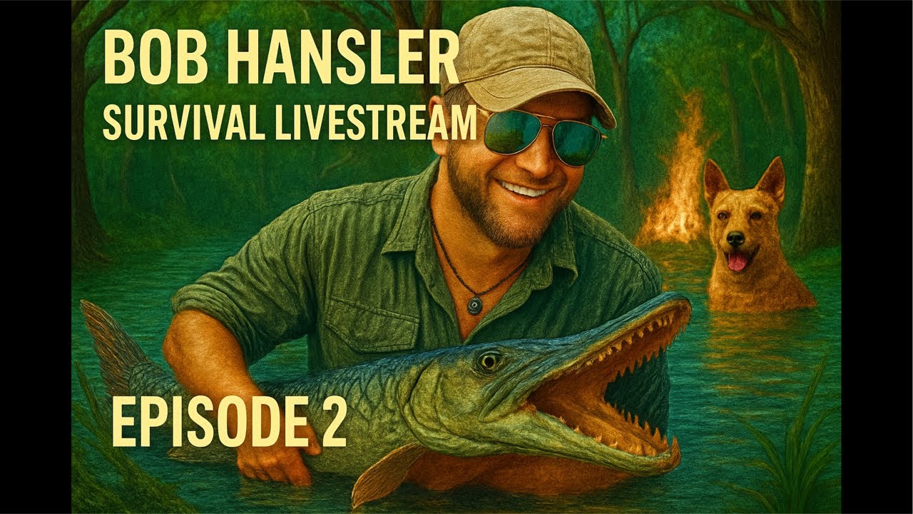 Bob Hansler is Livestream Episode 2 Survival Talk while Fishing!