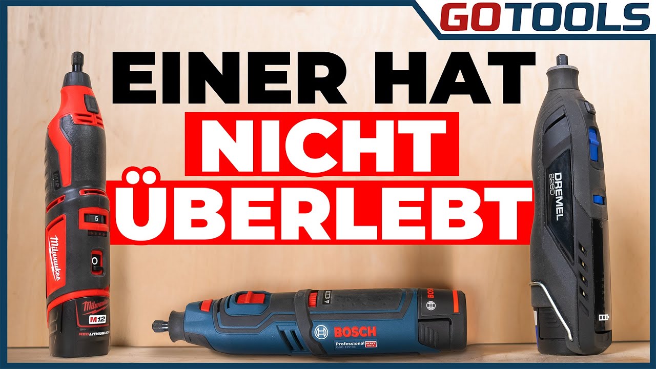 Создайте свой собственный маршрутизатор! Роторные инструменты от Dremel, Bosch и Milwaukee в тесте!