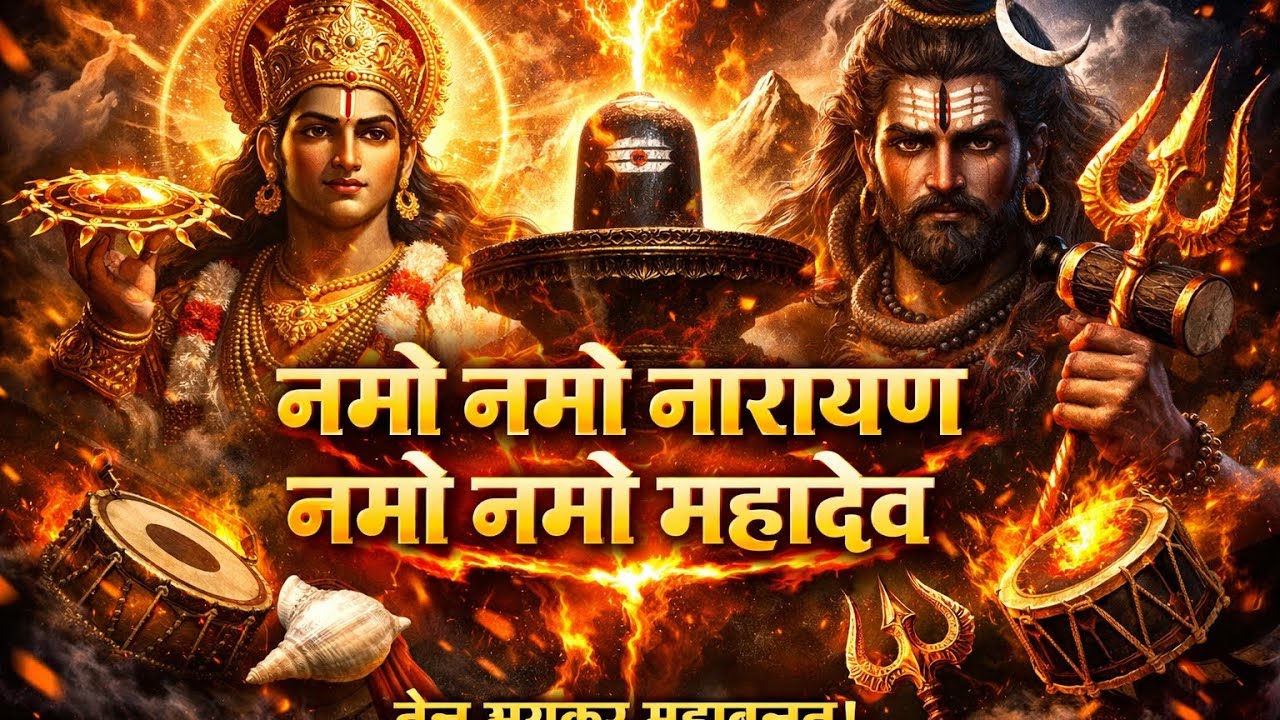 नमो नमो नारायण नमो नमो महादेव | Rongte Khade Kar Dene Wala Bhajan | Shiv Vishnu Power