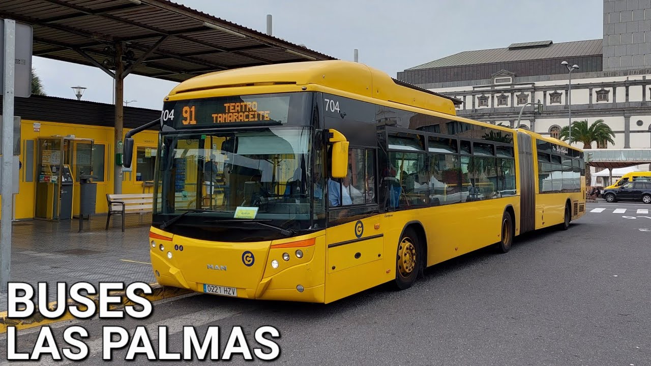 🇪🇸 Buses in Las Palmas / 🇪🇸 Autobús en Las Palmas (2021)