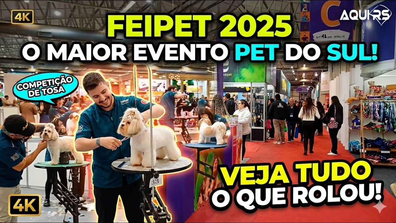 FEIPET 2025: O Maior Evento Pet do Sul! Veja Tudo o Que Rolou! 🐶🐱 4K