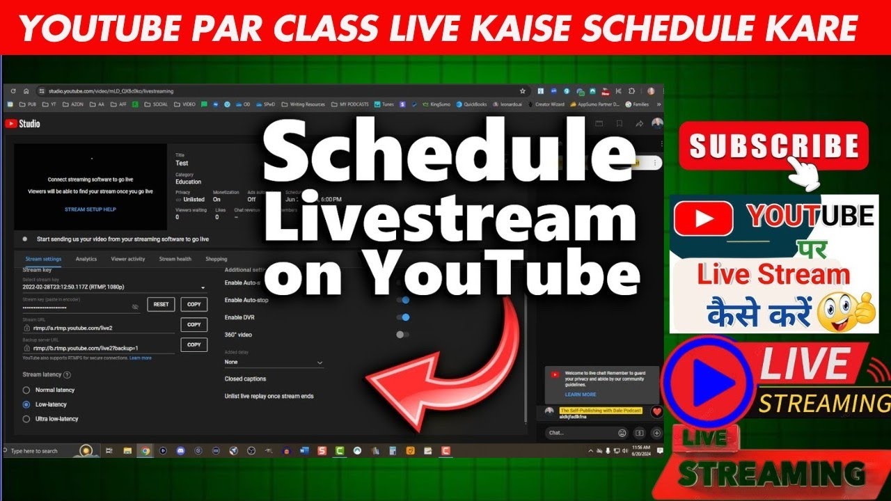 YouTube Par Class Live Kaise Schedule Kare 2025 | Live Stream Schedule & Setup Hindi