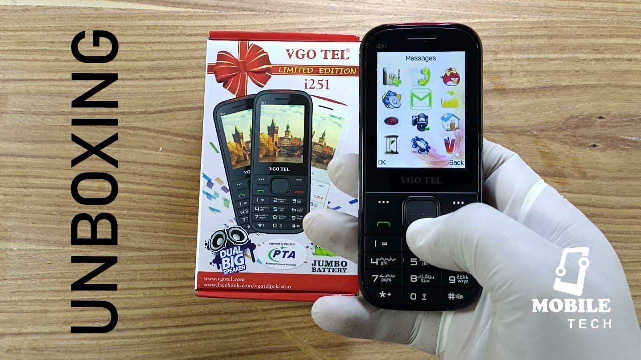 UNBOXING & REVIEW VEGO TEL i251 WITH 2.4