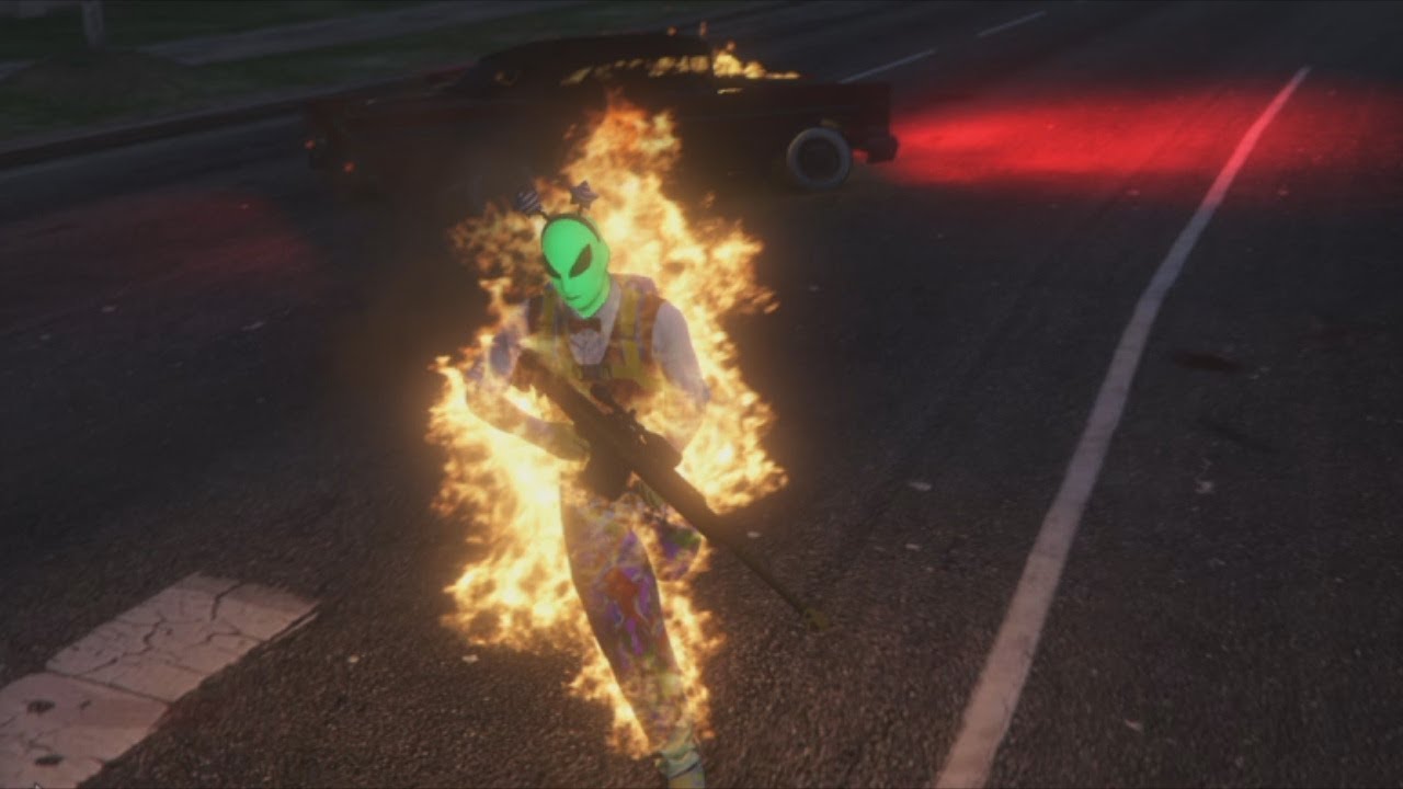 GTA 5 Online - Killed By Christine Ghost Car (Halloween DLC)