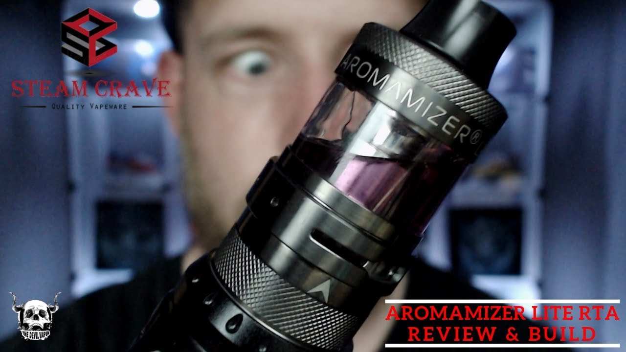 STEAM CRAVE Aromamizer Lite RTA - Review & Build!!