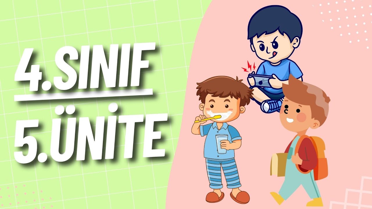 4. Sınıf İngilizce 5. Ünite Konu Anlatımı