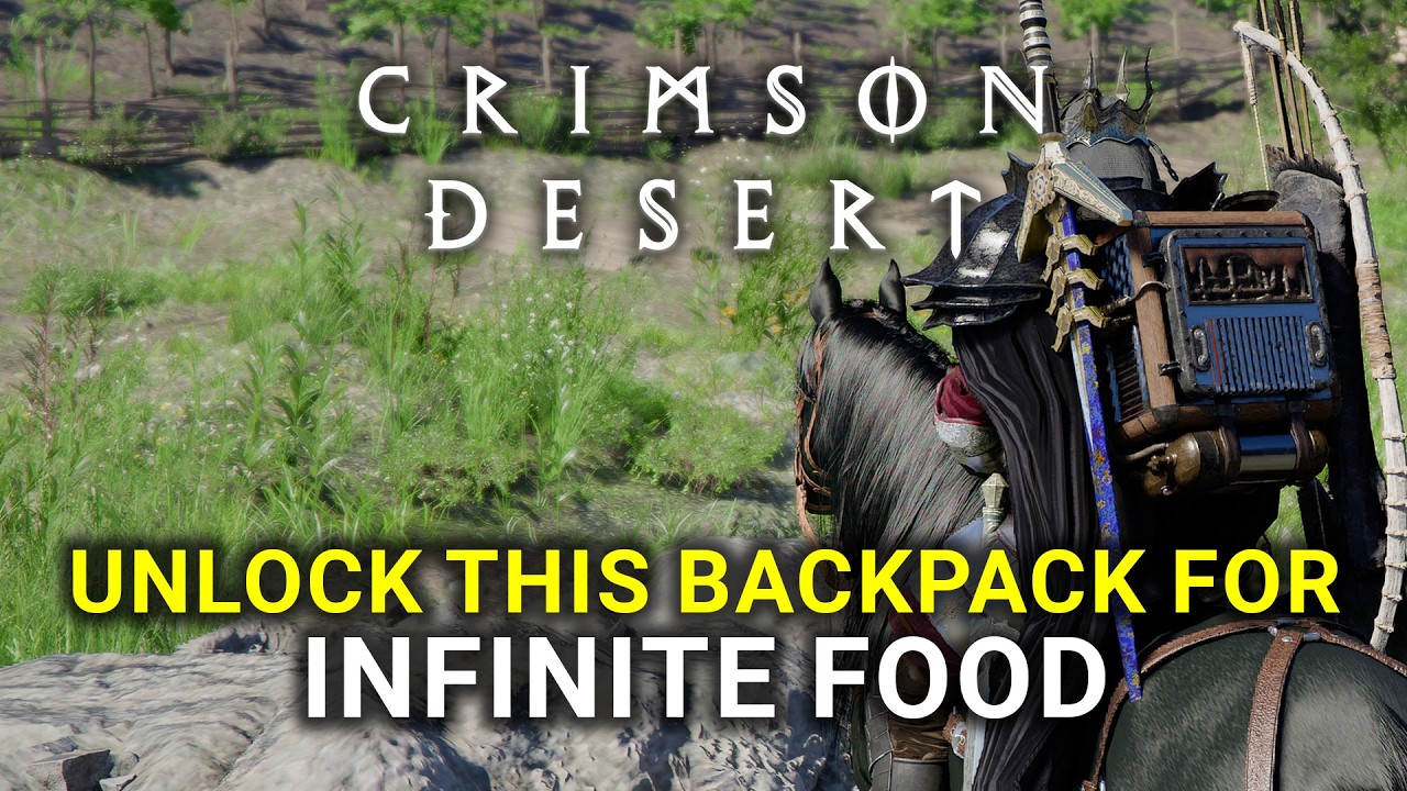 Crimson Desert - How to Get Infinite Food Backpack (Gearmelt Confectionery Pack)