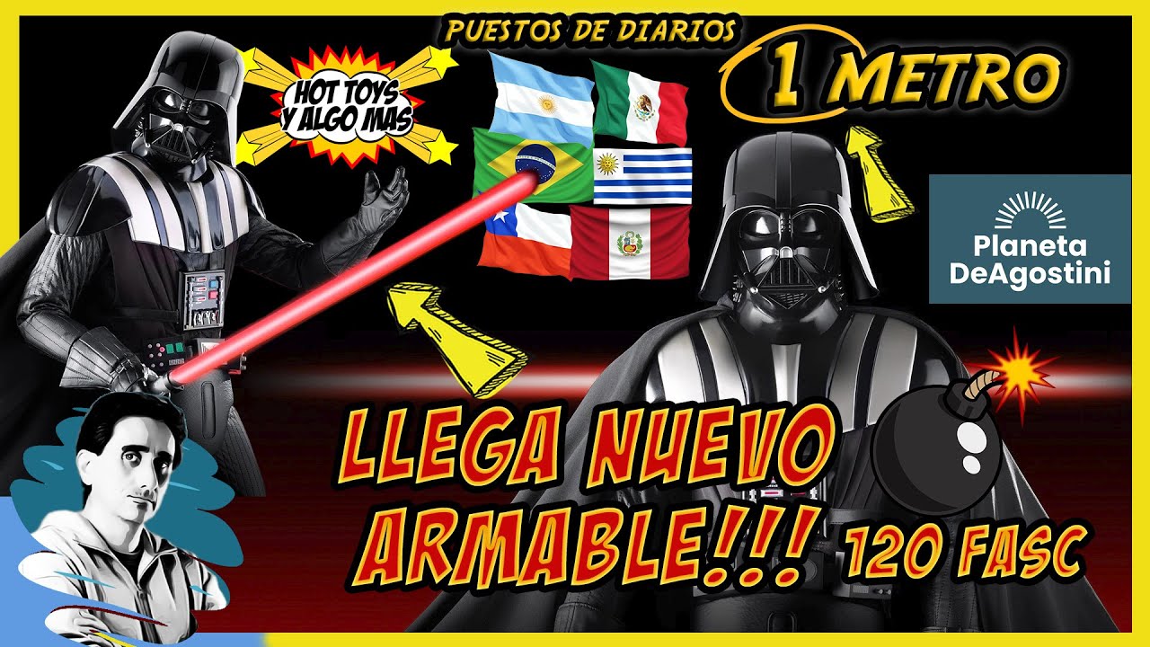 DARTH VADER 1 METRO Star Wars DEAGOSTINI Altaya NUEVO! #darthvader