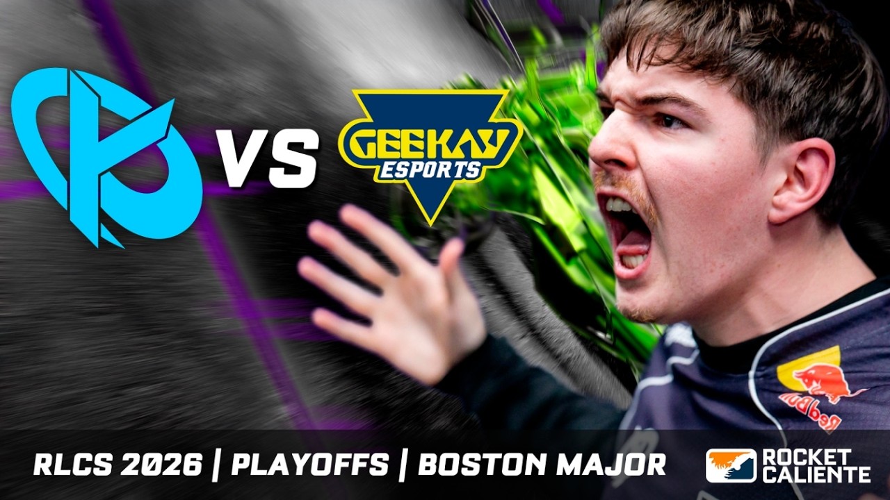 SALTAN las ALARMAS en KC 🚨 KARMINE CORP vs GEEKAY ESPORTS | RLCS 2026 | PLAYOFFS | BOSTON MAJOR