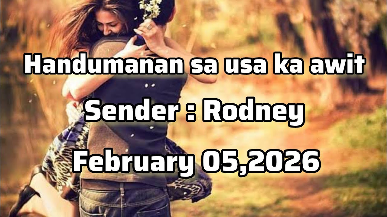 Handumanan sa usa ka awit sender Rodney February 05 2026