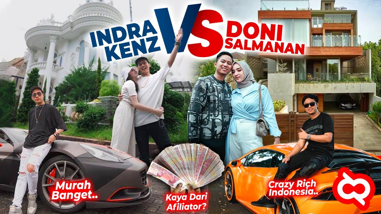SULTAN Hasil Tipu²? Perbandingan Kekayaan & Koleksi Mewah Raja Afiliator Indra Kenz Vs Doni Salmanan