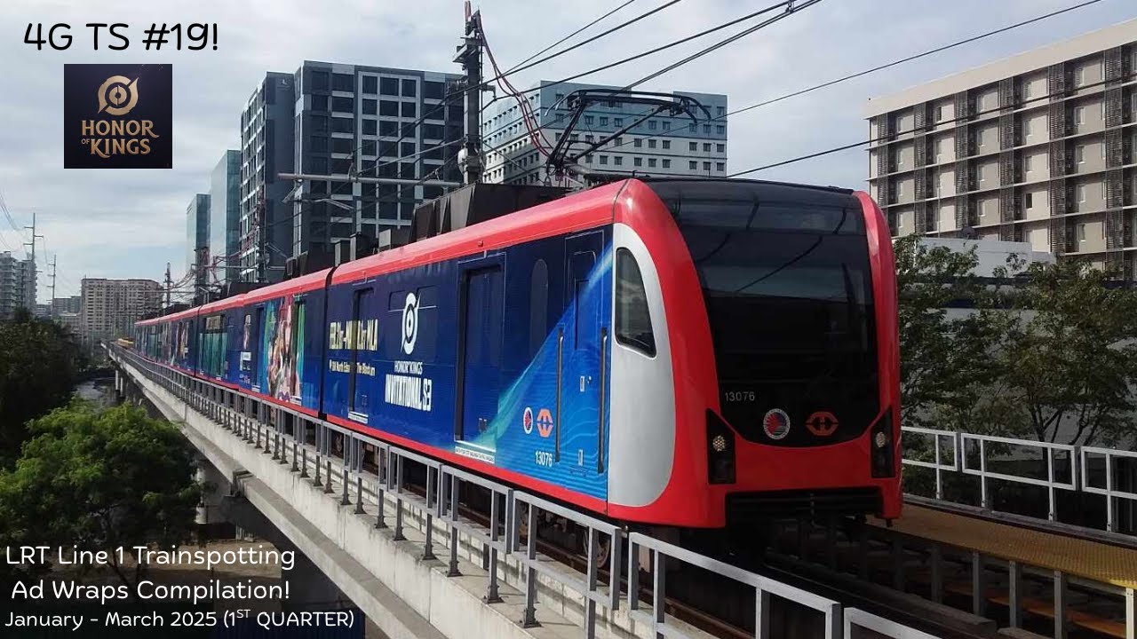 LRT Line 1 - Trainspotting Ad Wraps compilation (January - March 2025)