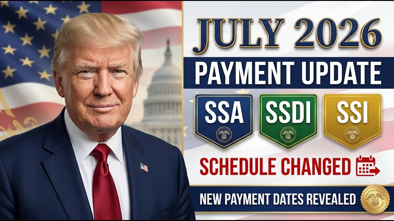 Social Security Checks: Payment Schedule Update for July 2026 - SSA, SSDI, SSI