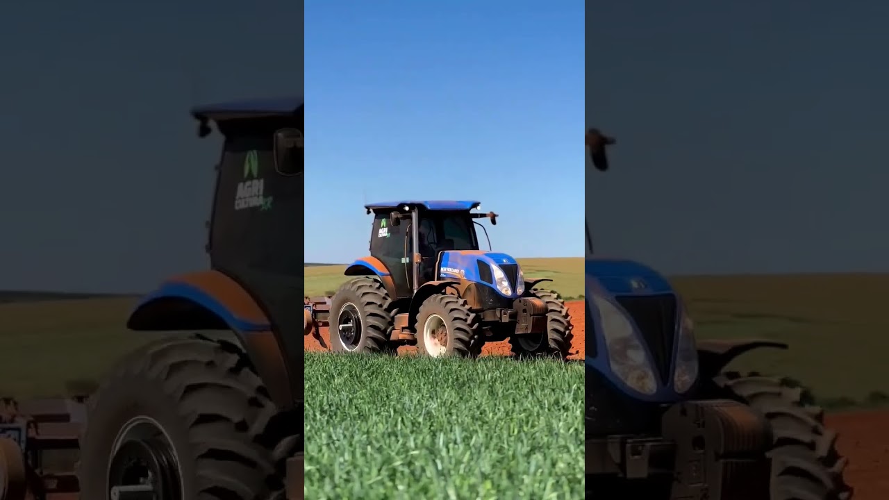 TRATOR CRUZANDO MARCHA,NEW HOLLAND T7 NO DIRET&Atilde;O PRESS&Atilde;O #shorts #trator