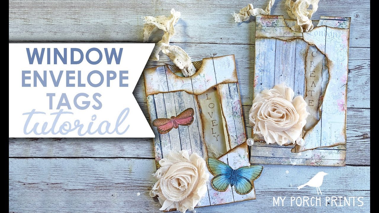 Window Envelope Tags Tutorial My Porch Prints
