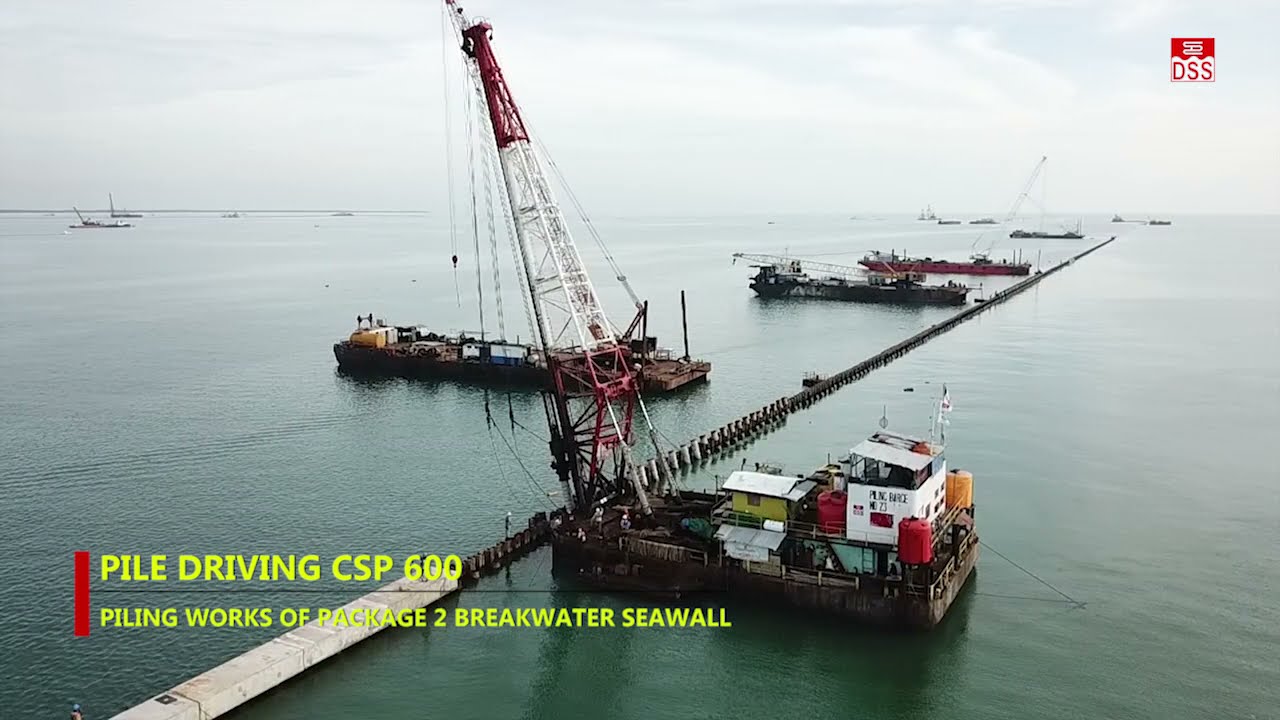 PATIMBAN PORT DEVELOPMENT PROJECT, PILING WORK OF PACKAGE 2 BREAKWATER SEAWALL