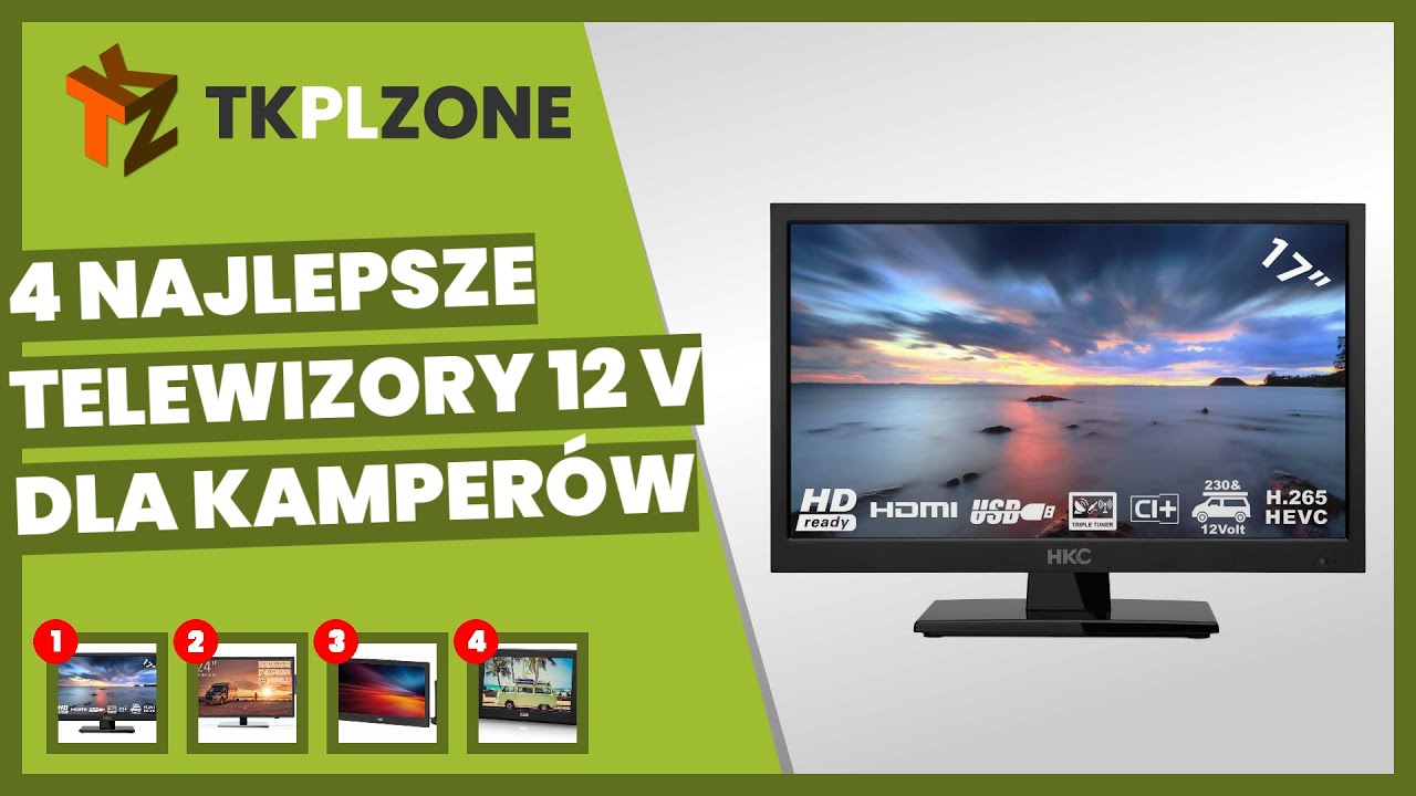4 najlepsze telewizory 12 V dla kamper&oacute;w