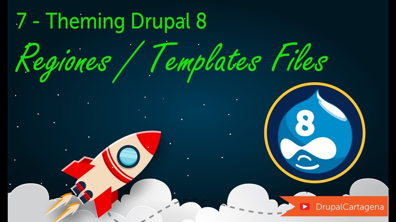 7 - Theming Drupal 8: Definiendo Regiones, sobreescribiendo  templates files