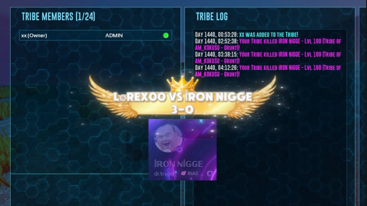 Lørex00 vs İron Nigge 3-0 (Kimse Yıkamaz !) #arkmobile #arksurvivalevolved #1v1 #faby #pvp 