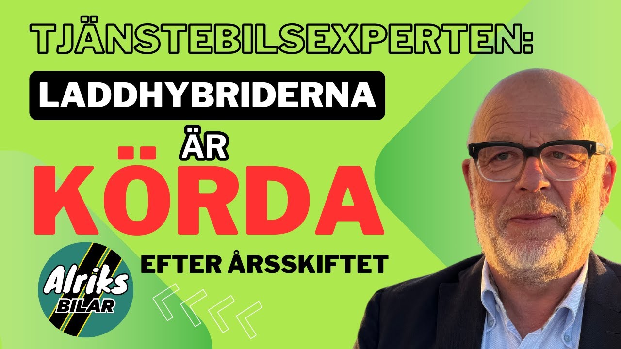 Laddhybrider &auml;r snart k&ouml;rda som tj&auml;nstebilar