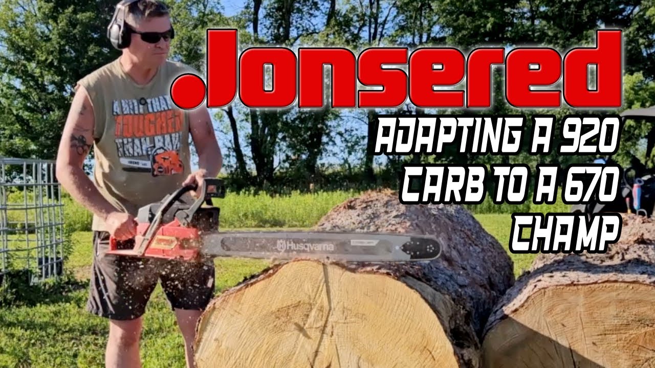 Ported Jonsered 670 Champ with 920 Carburetor