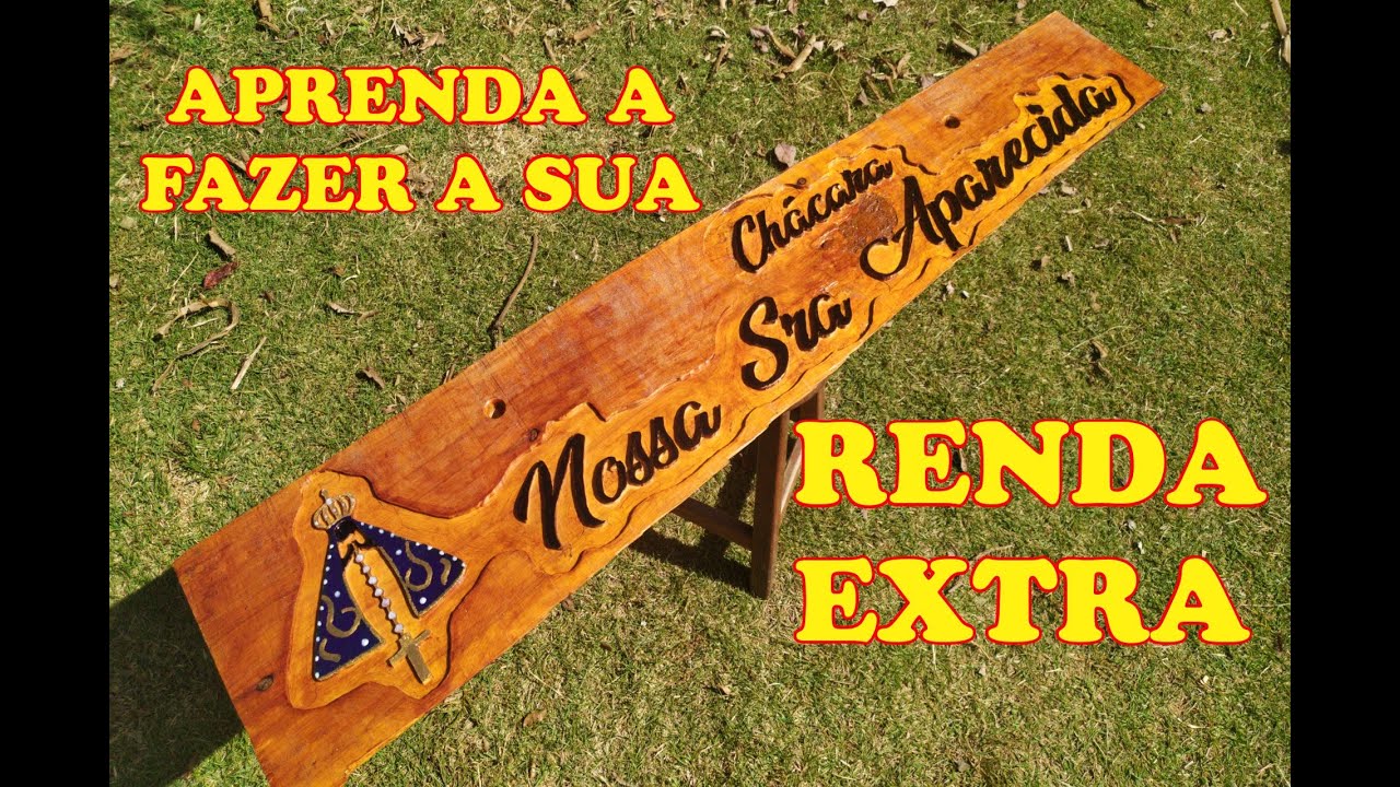 NOSSA CHÁCARA FINALMENTE GANHOU UMA PLACA | VEJA COMO EU FIZ DIY
