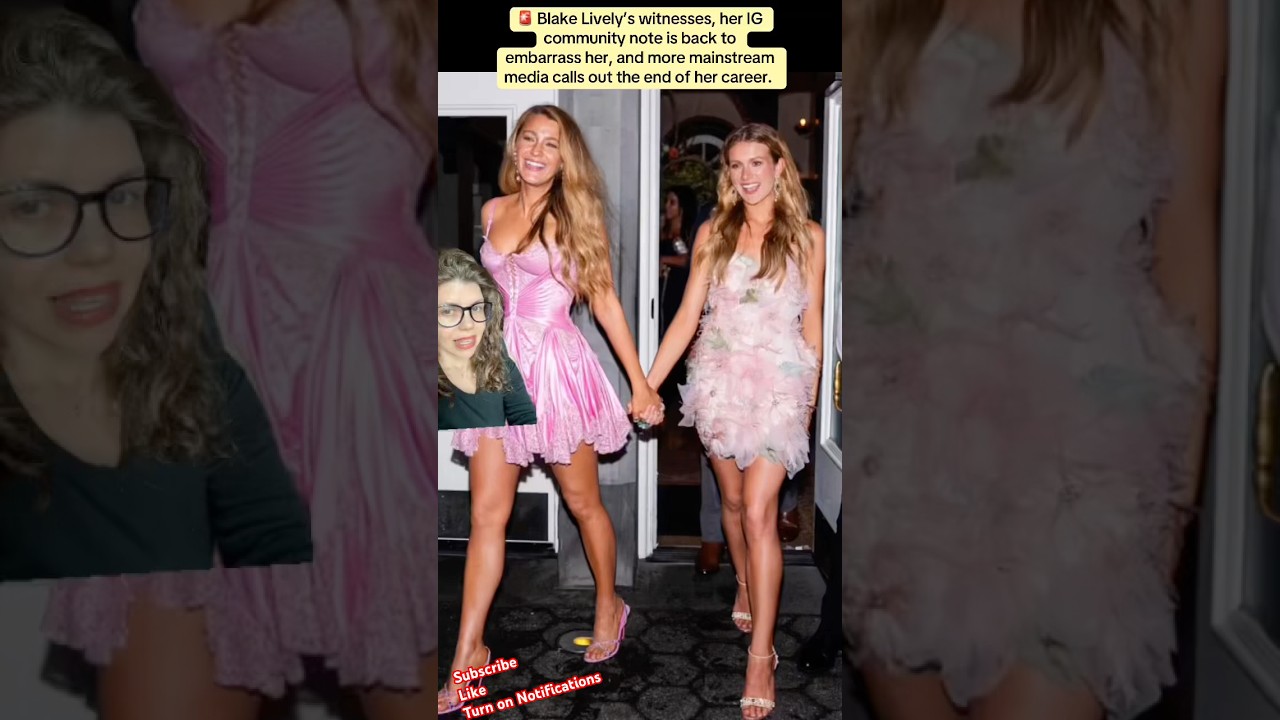 Свидетели Блейк Лайвли и сообщение в сообществе Instagram снова опозорили её, а мейнстрим осудил ...