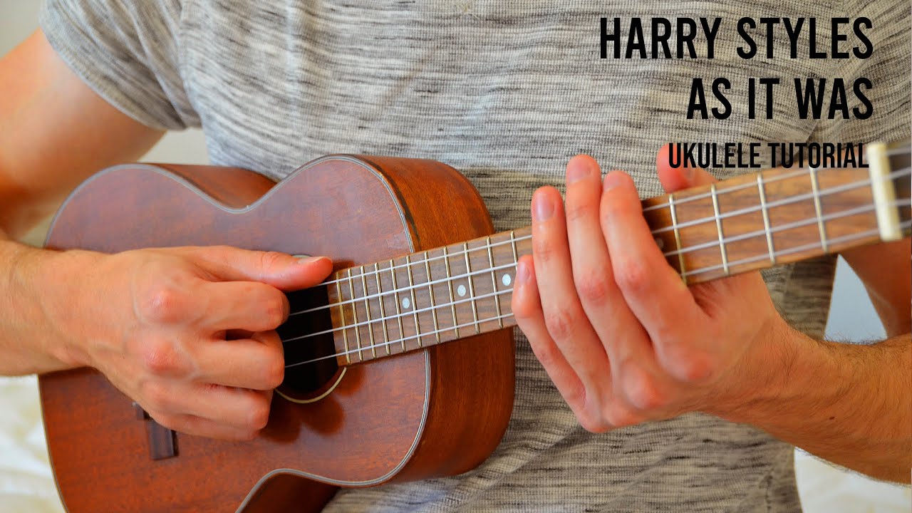 Harry Styles - As It Was EASY Ukulele Tutorial With Chords / Lyrics