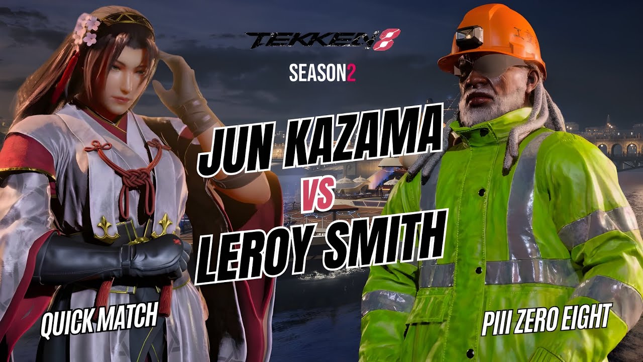 Tekken 8 (Season 2) - Jun Kazama Quick Match Against Leroy Smith