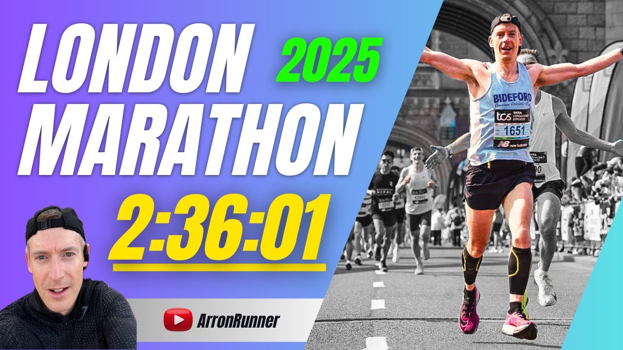 LONDON MARATHON 2025 - Running 2:36 with a CAMERA!