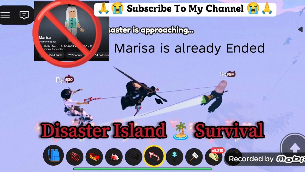 Everyone is more Pro than Marisa (Fact) DISASTER ISLAND🏝 SURVIVAL
